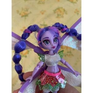 Magic Mixies Pixlings Marena the Mermaid Pixling Purple Doll with Wings 6.5 inch